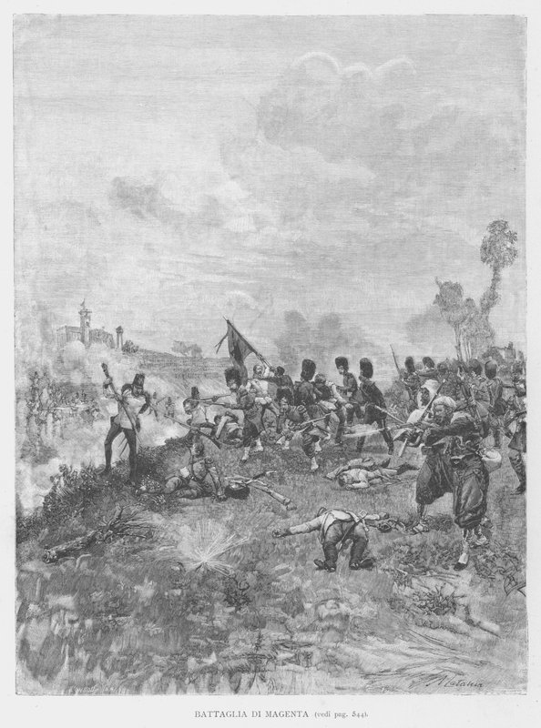 Bataille de Magenta (gravure) - Edouardo Matania
