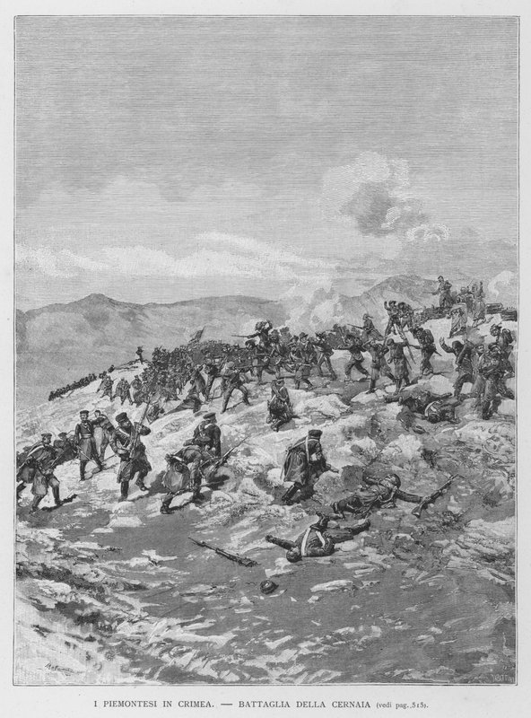 Les Piémontais en Crimée - Edouardo Matania
