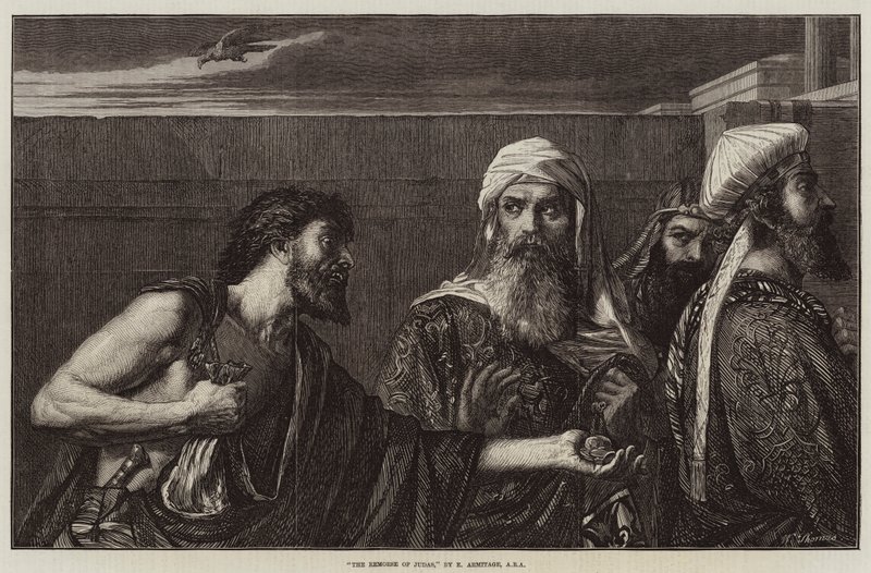 Le Remords de Judas - Edward A. Armitage