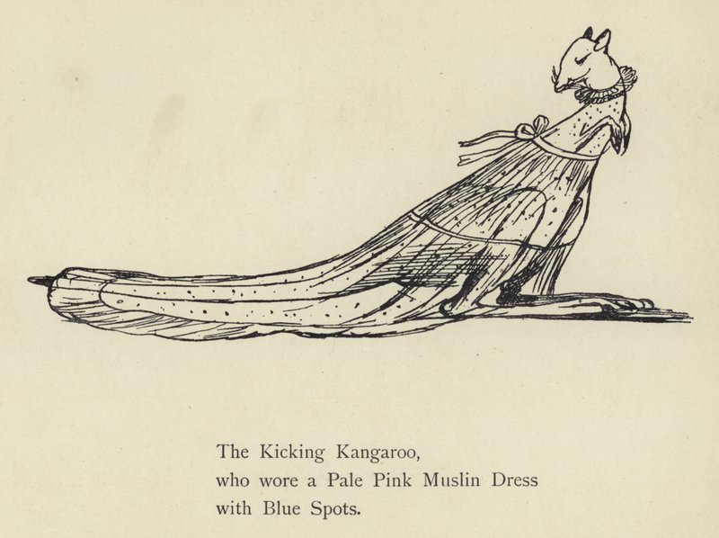 Le Kangourou qui donne des coups de pied - Edward Lear