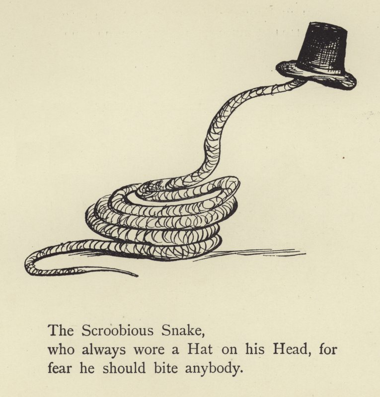 Le serpent Scroobious - Edward Lear