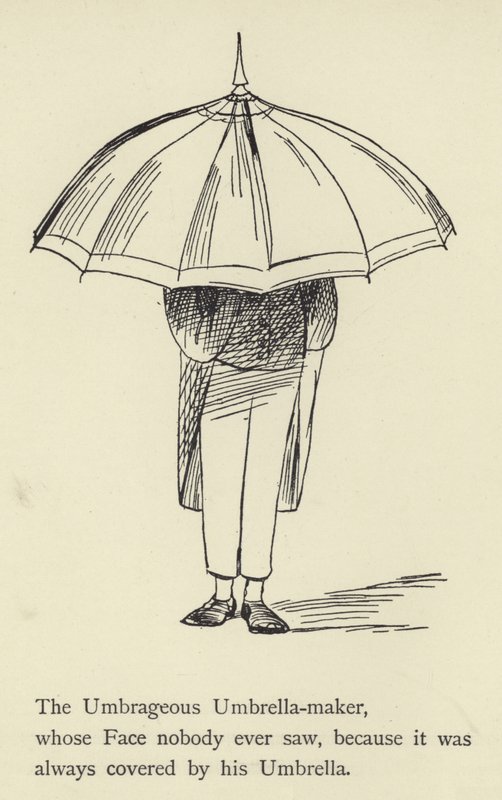 Le fabricant de parapluies ombrageux - Edward Lear