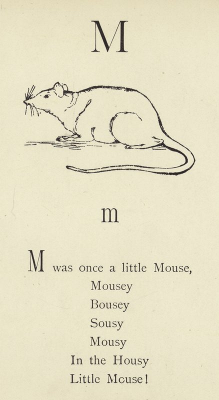 La lettre M - Edward Lear