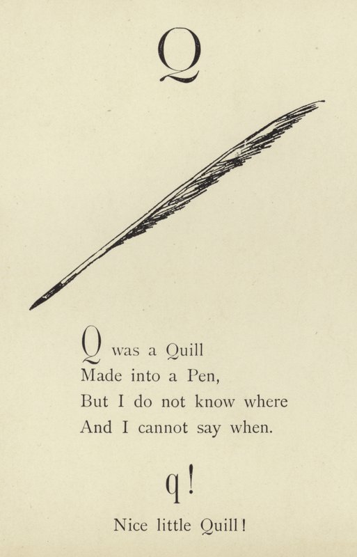 La lettre Q - Edward Lear