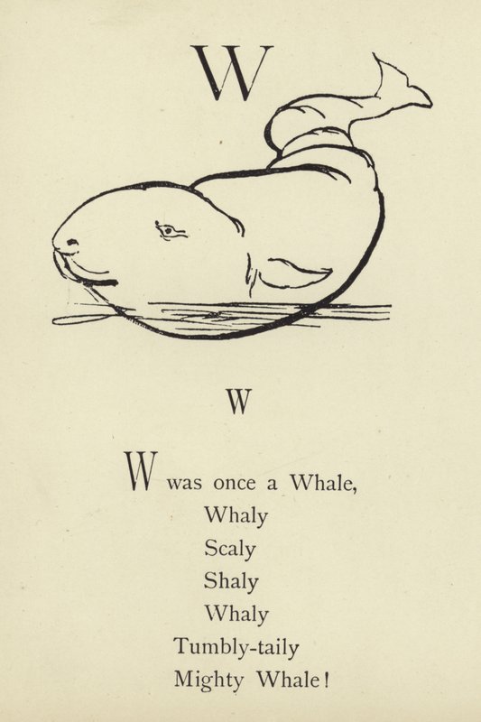 La lettre W - Edward Lear