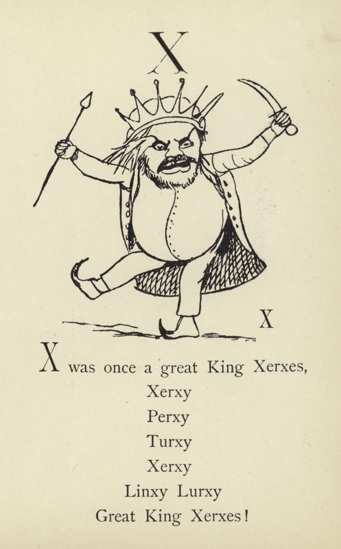 La lettre X - Edward Lear