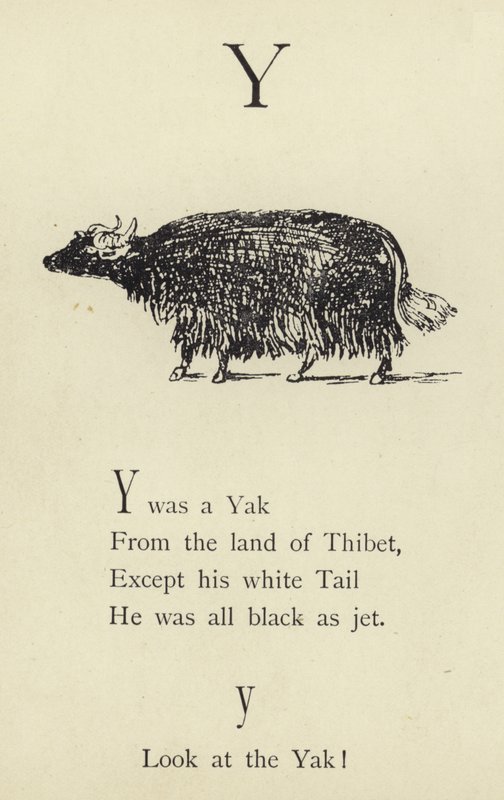 La lettre Y - Edward Lear