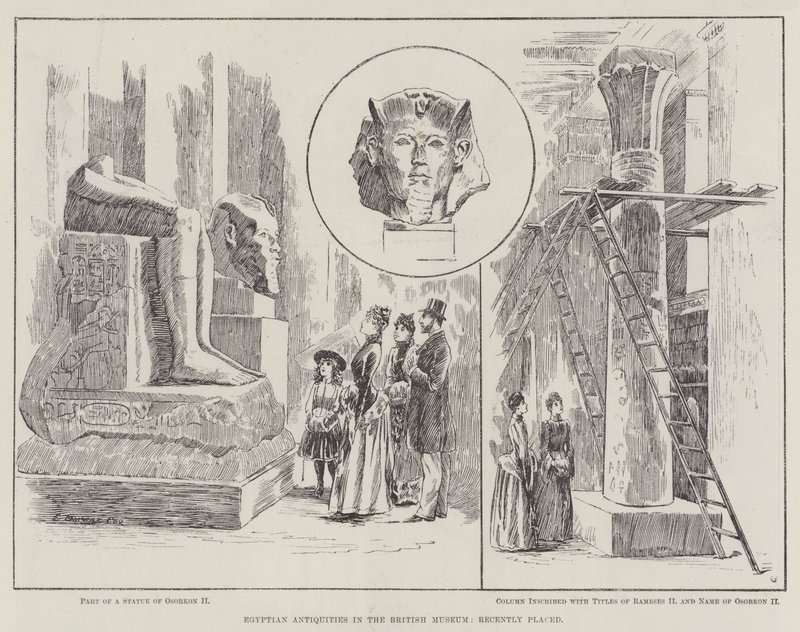 Antiquités égyptiennes au British Museum, récemment placées - Edward Morant Cox