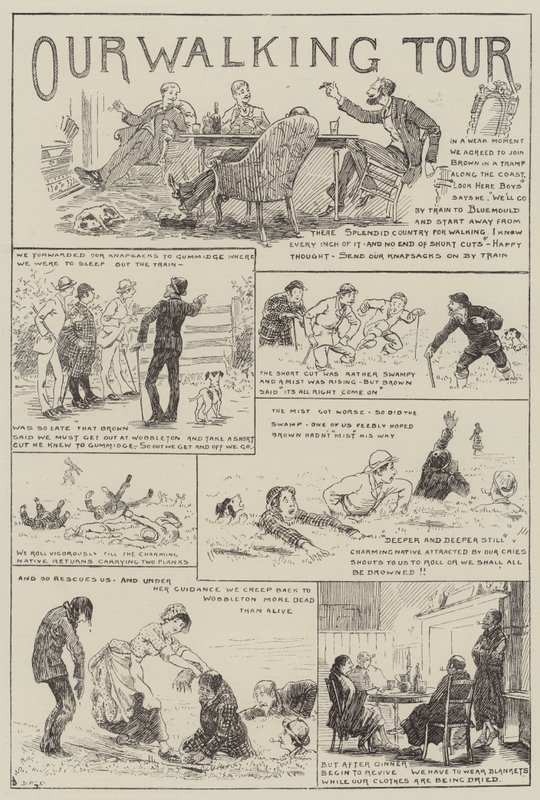 Notre Tour à Pied - Edward Morant Cox