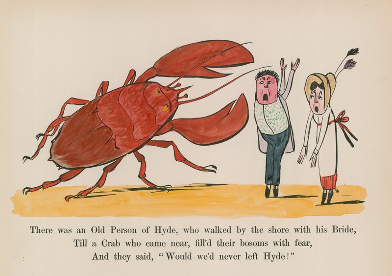 Il y avait un vieil homme de Hyde, qui marchait sur le rivage avec sa mariée - Edward (after) Lear