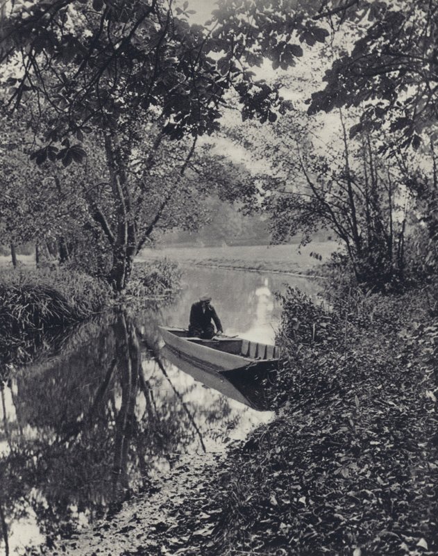 Un ruisseau latéral sur la Misbourne (photo n/b) - Edward Alfred Barton