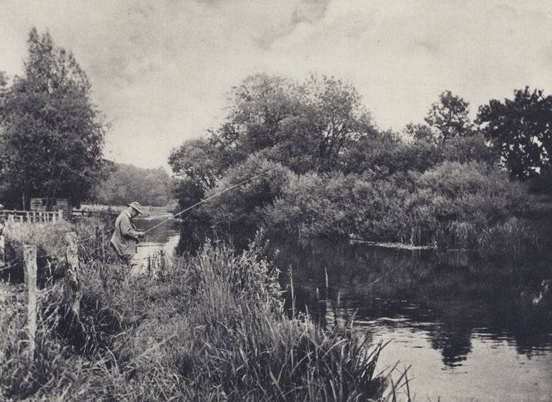 Île Boot en dessous de Stockbridge sur le Test - Edward Alfred Barton