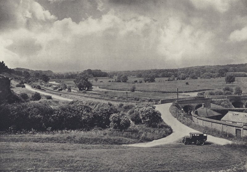 La vallée de Test depuis Chilbolton Down - Edward Alfred Barton