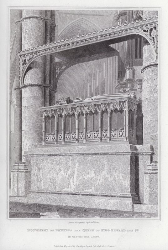 Monument de Philippa, reine du roi Édouard III, à l