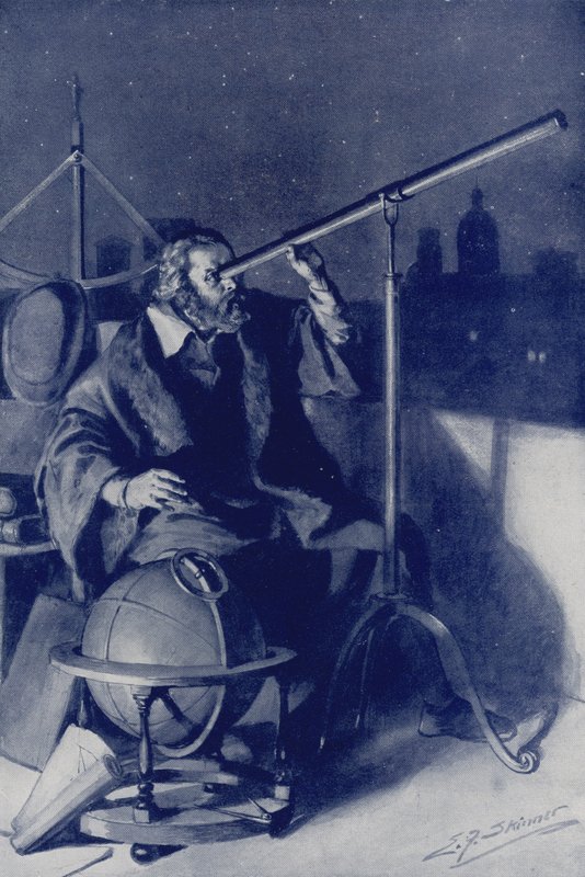 Galilée découvrant de nouveaux mondes - Edward Frederick Skinner