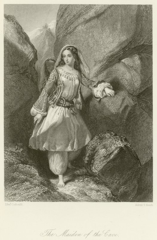 La Jeune Fille de la Grotte - Edward Henry Corbould