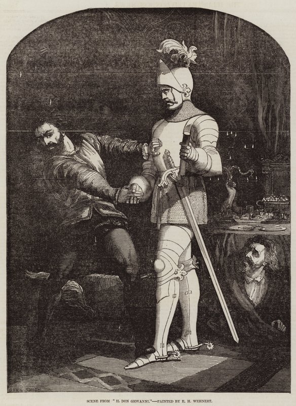 Scène de Il Don Giovanni - Edward Henry Wehnert