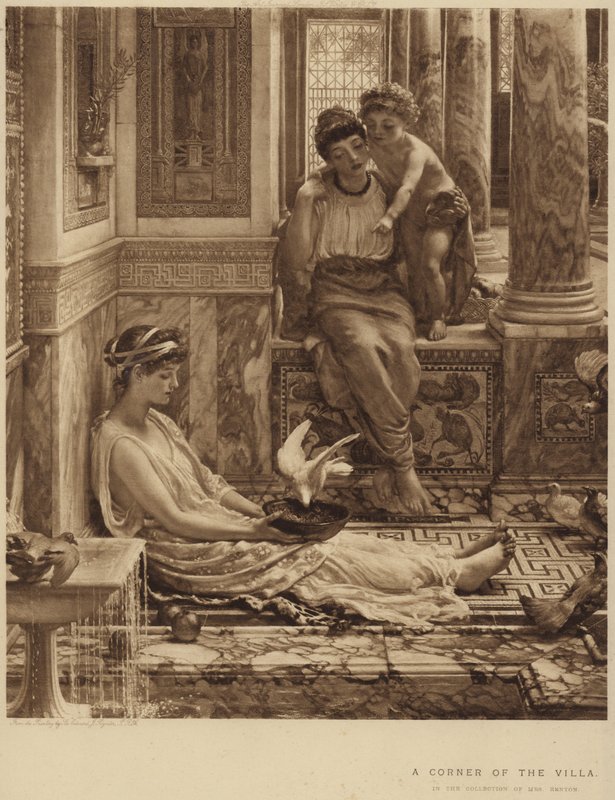 Un coin de la villa - Edward John Poynter