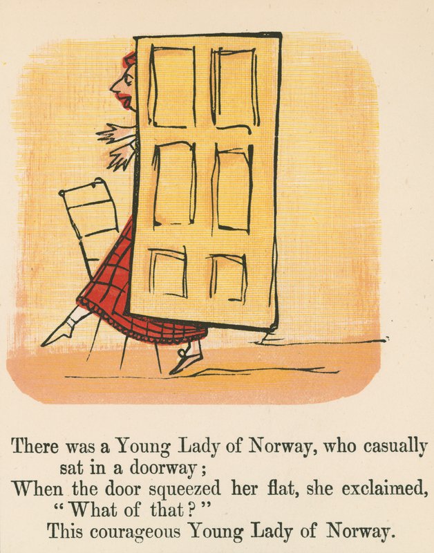 Il y avait une jeune dame de Norvège, qui s