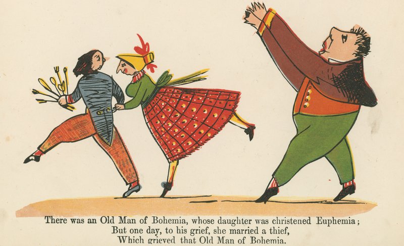 Il y avait un vieil homme de Bohême, dont la fille s
