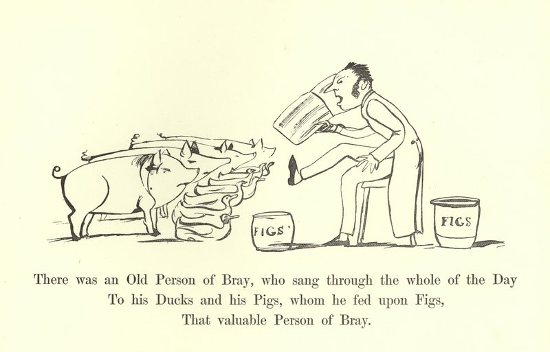 Il y avait une vieille personne de Bray, qui chantait toute la journée - Edward Lear