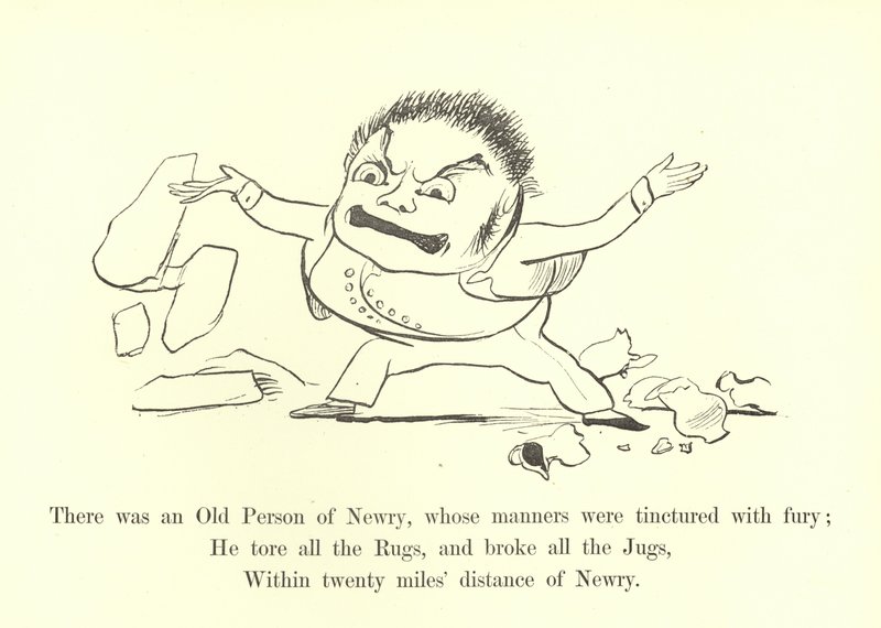 Il y avait une vieille personne de Newry, dont les manières étaient teintées de fureur - Edward Lear