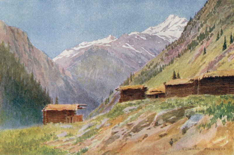 Vue sur la Vallée de Gurais, depuis le Village de Dudhgai - Edward Mary Joseph Molyneux