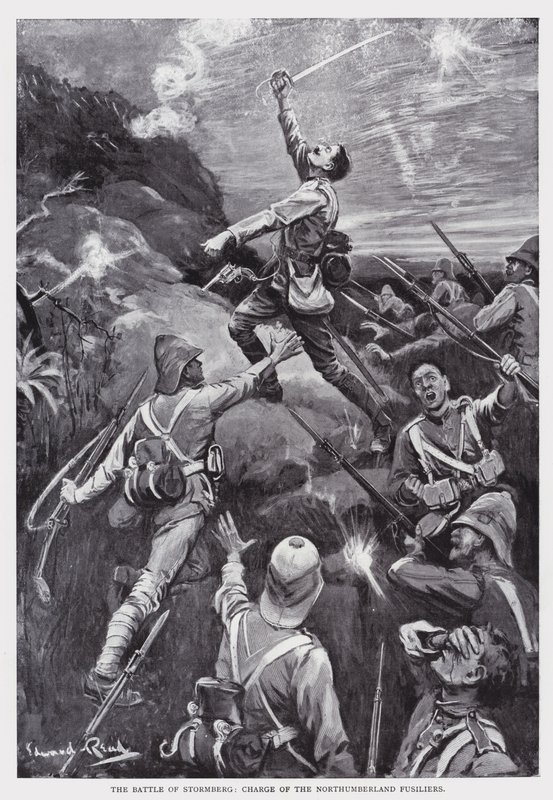 La bataille de Stormberg, charge des Northumberland Fusiliers - Edward Read