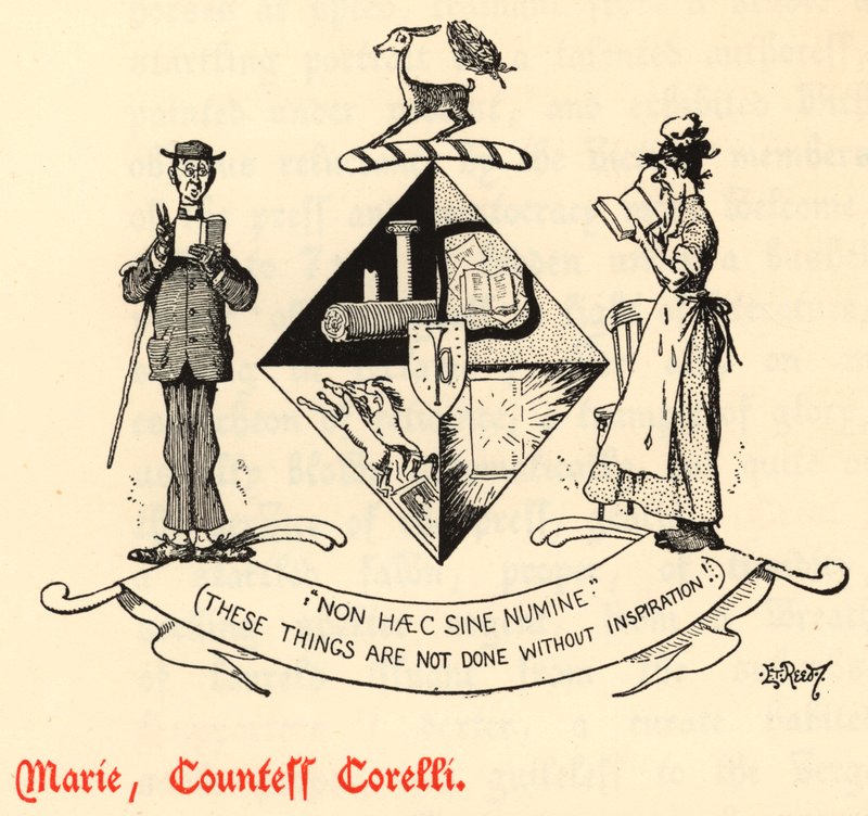 Marie, Comtesse Corelli (gravure) - Edward Tennyson Reed