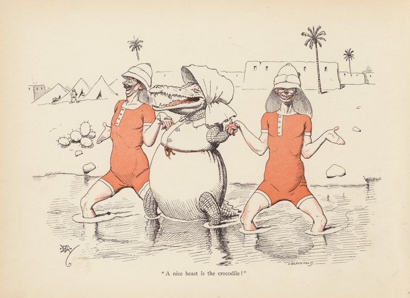 Histoires avec une Torsion: Le Crocodile - Edward Tennyson Reed