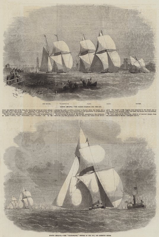Régate du Boston Yacht Club - Edwin Weedon