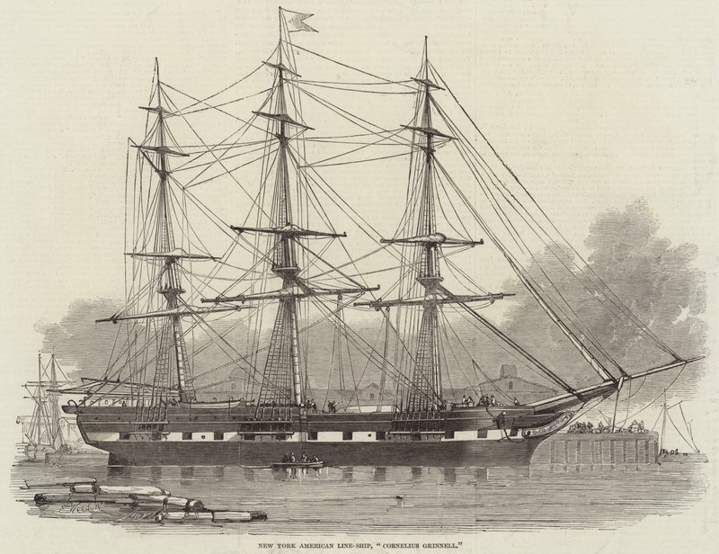 New York American Line-Ship, Cornelius Grinnell - Edwin Weedon