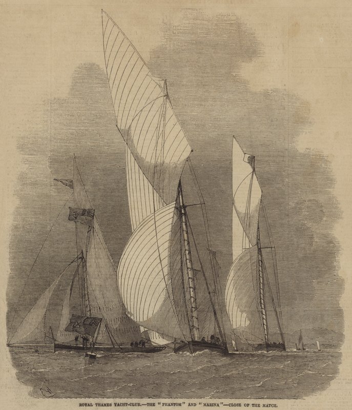 Royal Thames Yacht-Club, le Phantom et la Marina, Fin du Match - Edwin Weedon