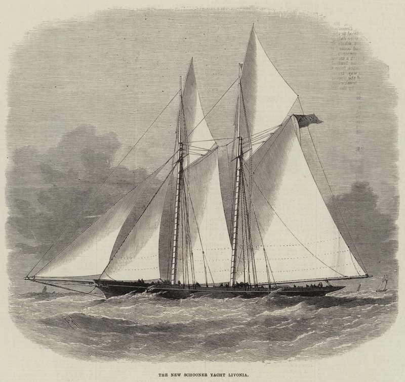 Le Nouveau Yacht Goélette Livonia - Edwin Weedon
