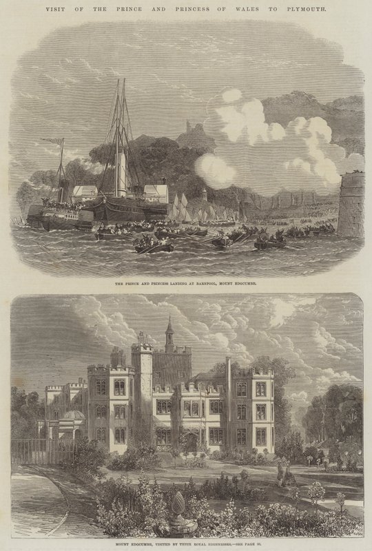 Visite du Prince et de la Princesse de Galles à Plymouth - Edwin Weedon