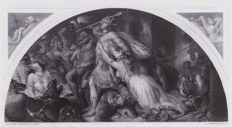 Déroute de Comus et sa Bande - Edwin (after) Landseer
