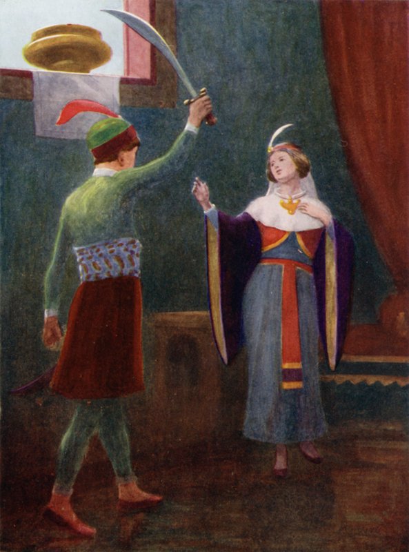 Il était très en colère et tenait son épée à la main - Edwin Arthur Norbury