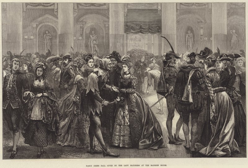 Bal costumé donné par la Lady Mayoress à Mansion House - Edwin Buckman