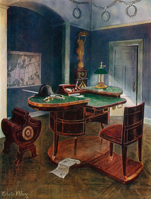 Bureau de Campagne et Bureau en Boîte de Napoléon Ier, Château de la Malmaison, France - Edwin John Foley