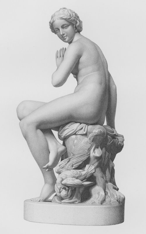 Une Nymphe Surprise, gravée par E Roffe d