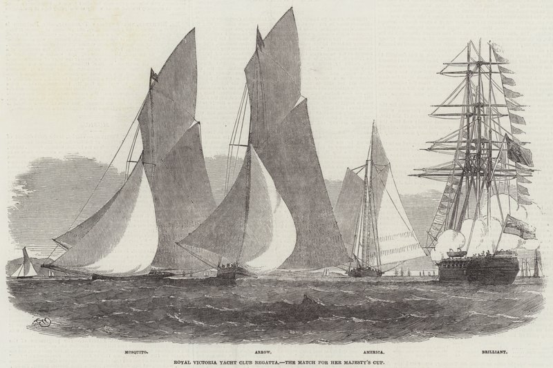 Régate du Royal Victoria Yacht Club, la course pour la coupe de Sa Majesté - Edwin Weedon