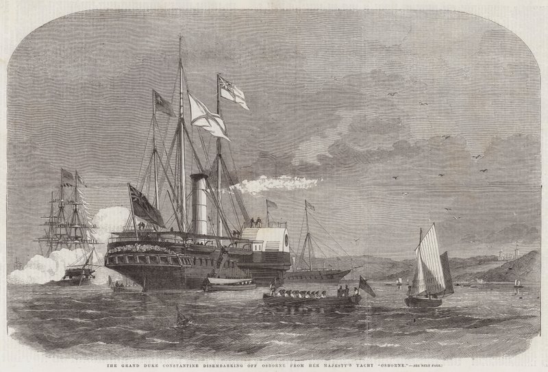 Le Grand-Duc Constantin débarquant d
