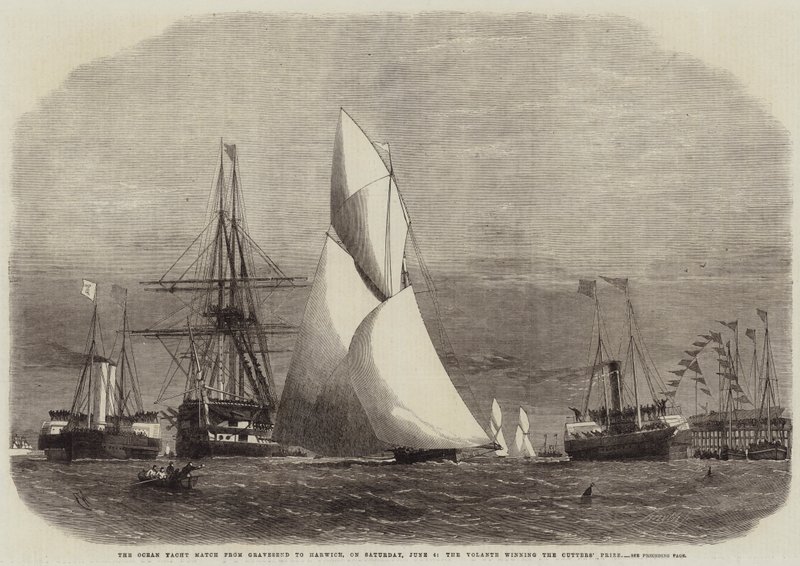 La course de yachts de l