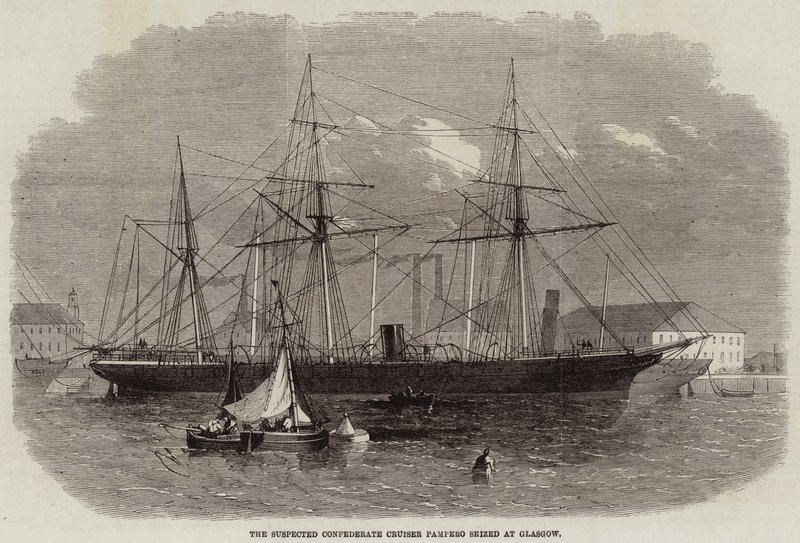 Le Croiseur Confédéré Suspecté Pampero saisi à Glasgow - Edwin Weedon