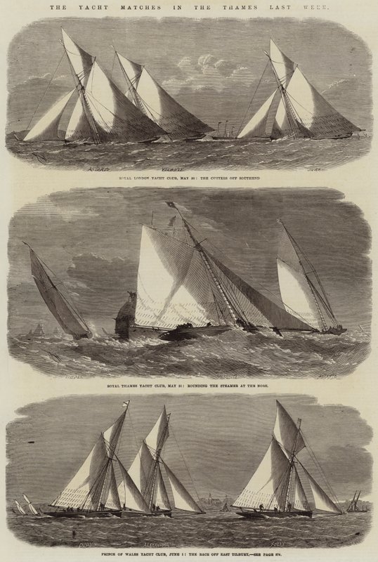 Les régates sur la Tamise la semaine dernière - Edwin Weedon