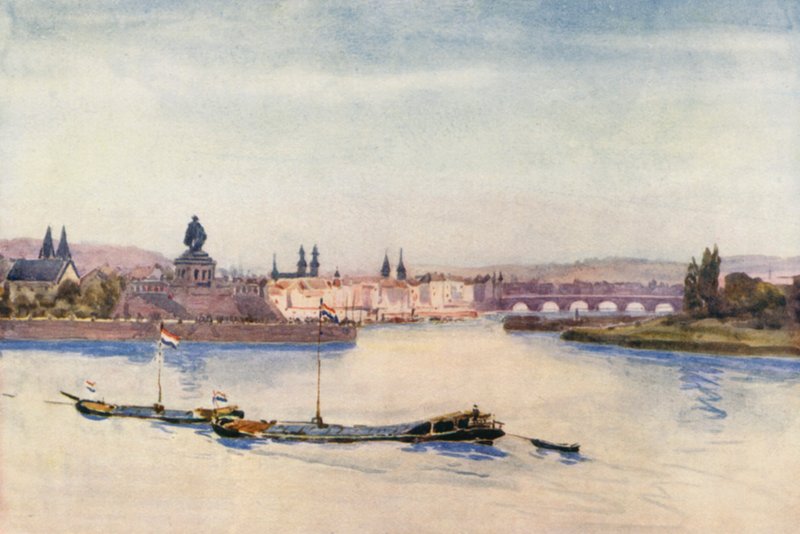 Le Rhin : Confluence du Rhin et de la Moselle - Effie Jardine