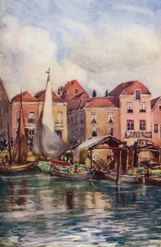 Le Rhin : Dordrecht, le marché aux poissons - Effie Jardine