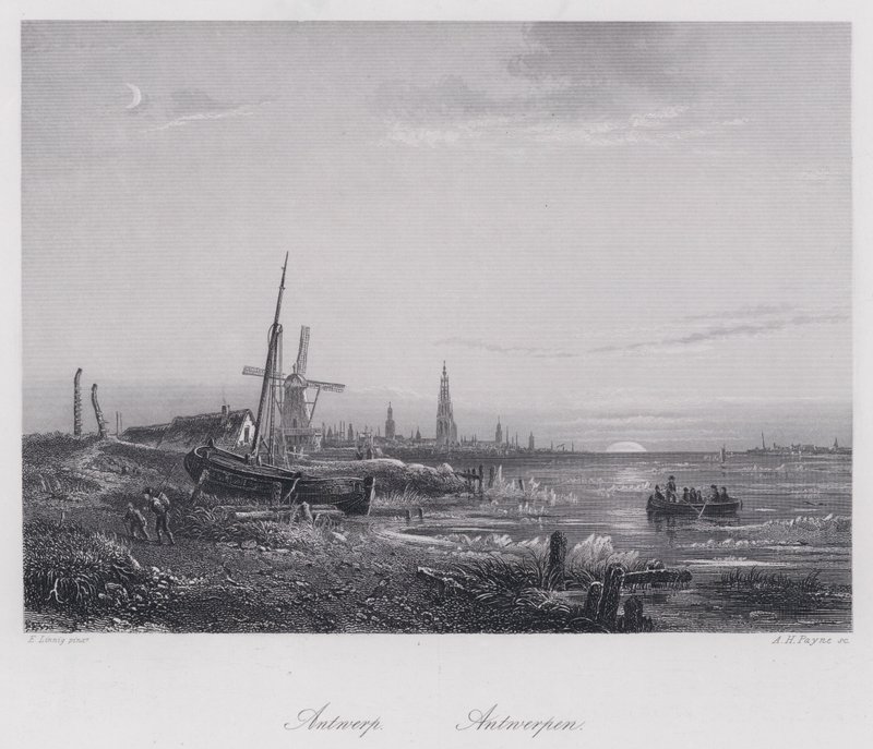 Anvers (gravure) - Egidius Linnig