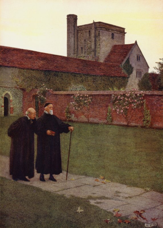 Détaché du monde par le souci de la renommée publique ou de la respiration privée (lithographie en couleur) - Eleanor Fortescue Brickdale