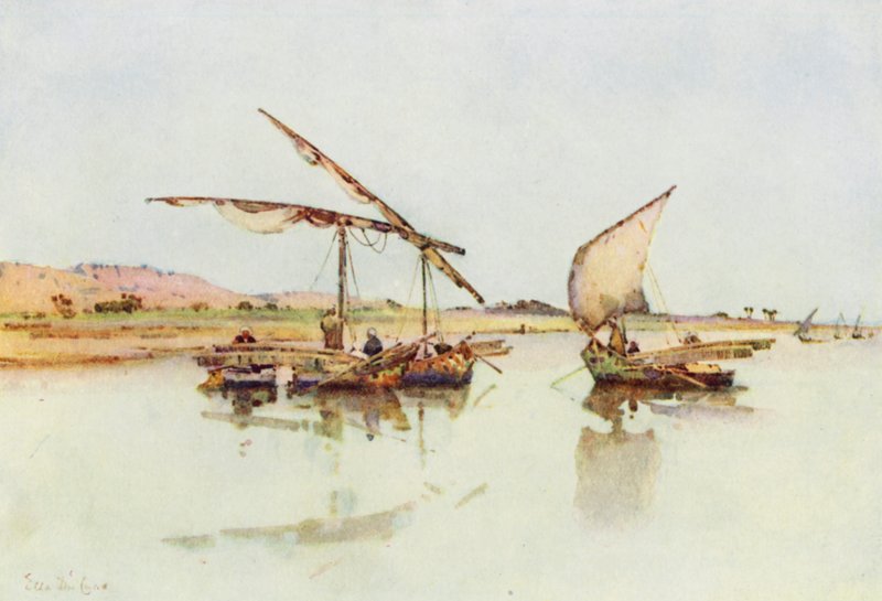 Bateaux de pêche sur le Nil - Ella Du Cane
